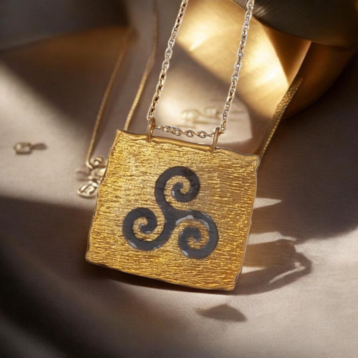 Triskelion Sembolü Kolye